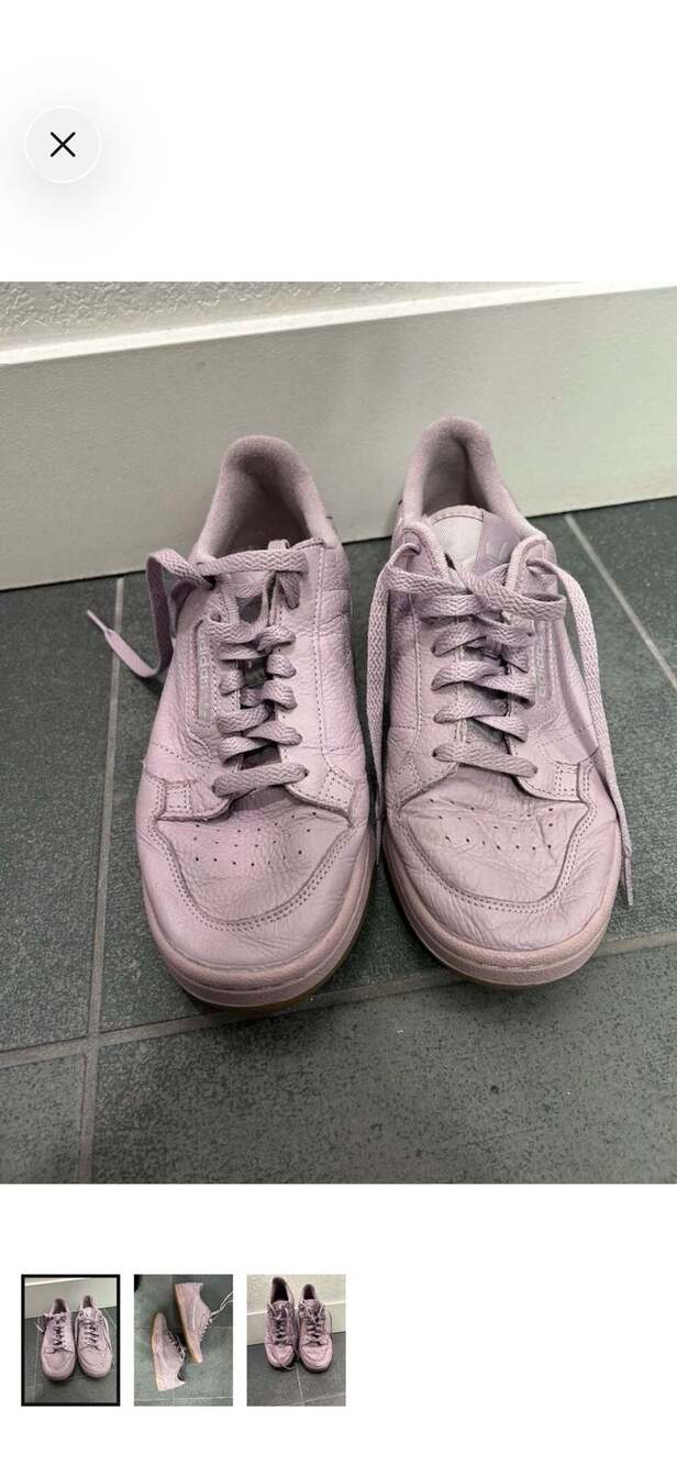 Adidas Continental 80 Soft Vision Purple Leather Sneakers G27719